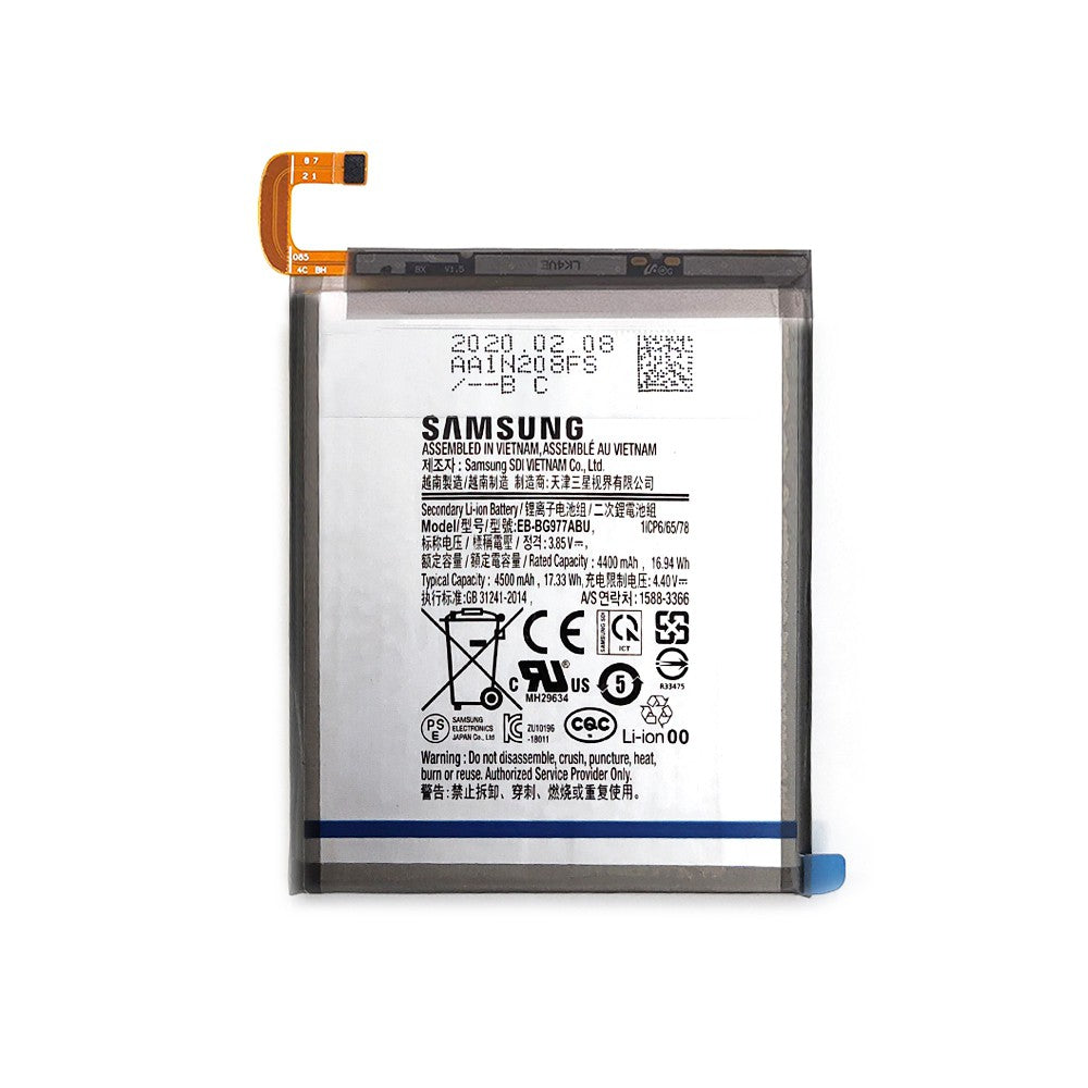 Samsung Galaxy S10 5G (SM-G977B) Battery 4500mAh GH82-19750A EB-BG977ABU (Gold) Samsung Galaxy S10 5G (SM-G977B) Battery 4500mAh GH82-19750A EB-BG977ABU (Gold)